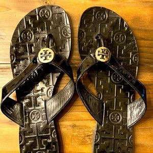Tory Burch black flip-flops